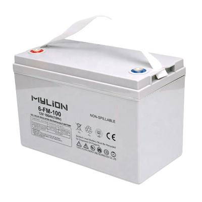 China lead acid battery Mylion 12V 100ah battery, 12v 150ah storage battery, 12v 200ah solar power battery lead acid batteries for sale