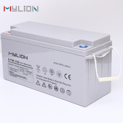 China Mylion 12V 150ah 1800wh Air To Ground Missile Lead Acid Batteries Solar Pack Lead Acid Gel Solar Battery Best For Solar Power for sale