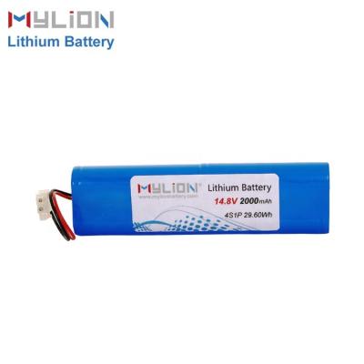 China High quality led mylion 14.8v 2000mah lithium ion battery pack for sale