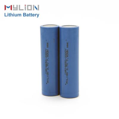 China Toys ; machine tools; Household appliances ; Consumer Electronics Mylion Li-ion 3.7v 2000mAh 7.4Wh 18650 Cell Capacity True Capacity Lithium Ion Rechargeable Battery For Battery Pack for sale