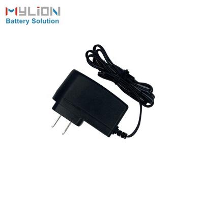 China mylion ce certified 12.6v 1a adapter charger selected voltage and current 16.8v 14.8v 12v 8.4v 4.2v Ad126100 battery charger for sale