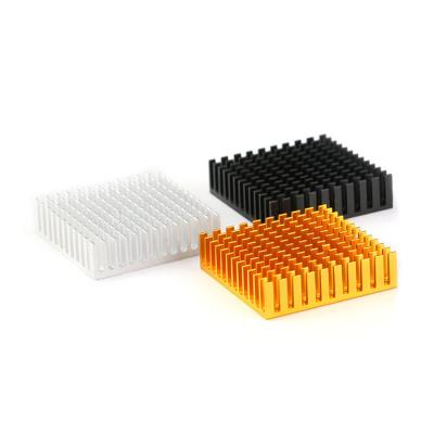 China Aluminum Chip Dedicated Heat Sink Memory Graphics Card Heat Sink 15*15*6 Profile Heat Sink Custom for sale