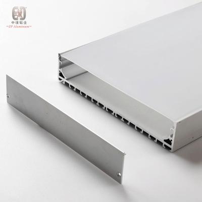 China aluminum led light profile housing with cover 120mm for sale