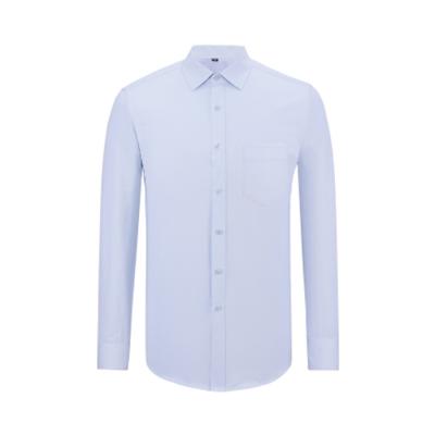 China Wholesale 55% Cotton 45% Polyester New Fashion Simple Men's Long Sleeve Dress Shirt for sale