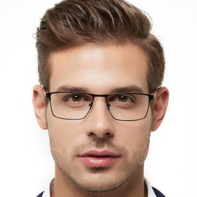 China High Quality Anti Glass Computer Optical Frames Stainless Steel Eyeglasses Blue Light Glasses for sale