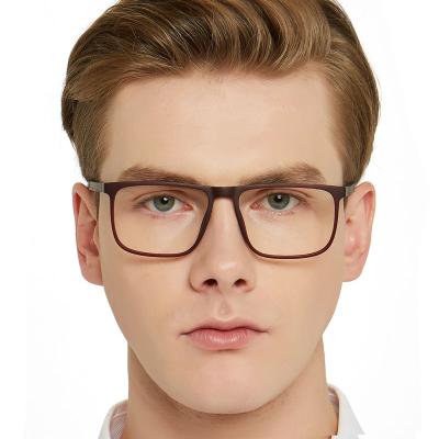 China Optical Frames Manufacturer Square TR90 Optical Frame Blue Light Blocking Glasses for sale