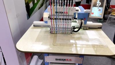 China Single head Cap Embroidery Machines hot fixed sequin punching for sale