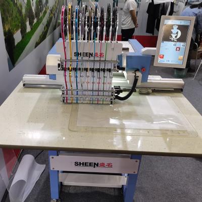 China economical type Single head embroidery machine portable home use sequin punching embroidery machine for sale