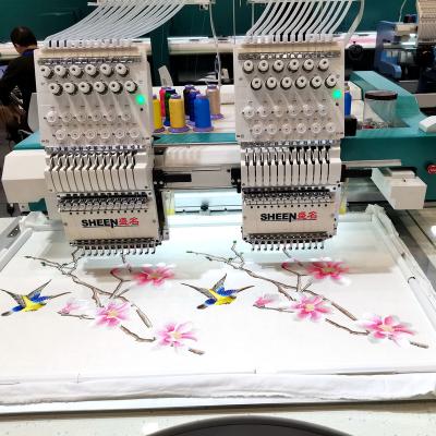 China 2 heads tubular embroidery machine digital home use 2021 new type à venda