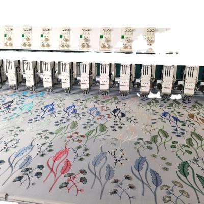 China Lace Embroidery Lace Oem Custom Design Soft Cut Flowers Lace Trimming Border Embroidery multihead for sale