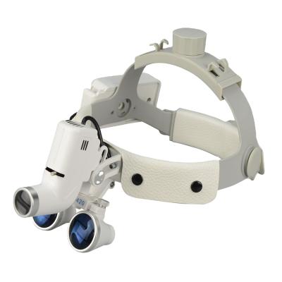 China Adjustable Headband Loupes 2.5x 3.5x Surgical Professional Dental Loupes With Lightweight INDM001D for sale