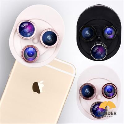 China Wide Angle Kit Lens/FULL Fisheye Macro Lenses/For Multifunctional Shell Wide Angle Fisheyes Macro Travel Lens Mobile Phone Lens 4 in 1 Mobile Phone Camera Lens for sale