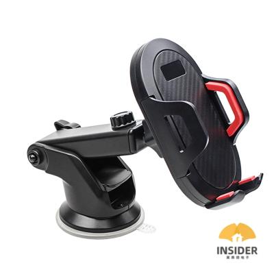 China Amazon Hot Sale 360 ​​Degree Rotation Car Mount Mobile Phone Bracket Universal Car Adjustable Universal Holder Flexible For Smartphone for sale