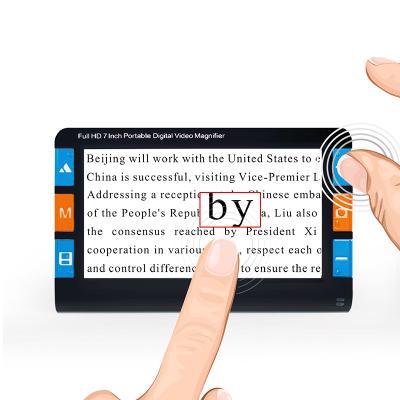 China Plastic 7 Inch HD Handheld Portable Video Magnifier For Wholesales Electronic Magnifier IN700S Most for sale