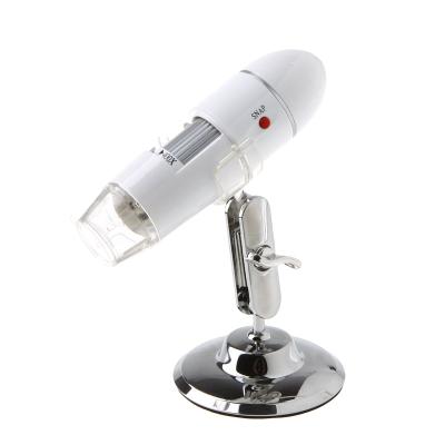 China 2021 New Arrival Adjustable Brightness 8 White LED Magnifier USB Digital Microscopes Price 25-400X for sale