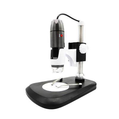 China Cheap Price Mini Industrial Rechargeable 8 LED Photographed HD 40X-1000X Magnifier USB Microscope S1000X for sale