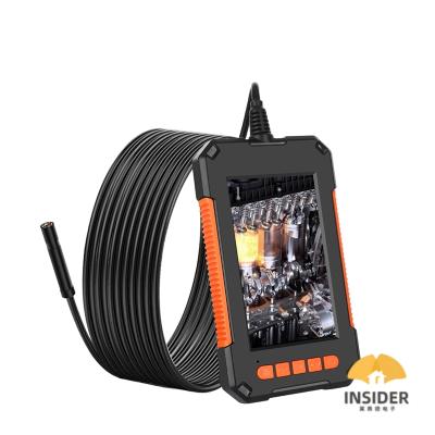 China New Product P40 HD Endoscope 2Mp Industrial Waterproof Borescope With Screen IN-P40 8mm Portable Handheld Borescope for sale