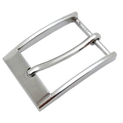 China Pin Buckle Fashion Design Nickel Brush Plated European Standard Zinc Alloy Casting To Qualify Cheap Pin Belt Buckle For Men's Jeans Casual Wear for sale