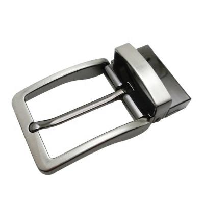 China Belt buckles 35mm in white reversible metal pin buckle 05159 for male for sale