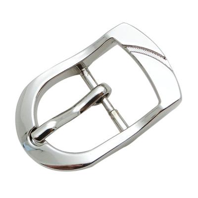 China Single Pin Buckle Silver Belt Buckle for sale