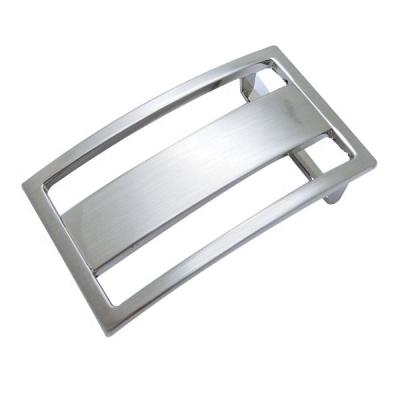 China Formal Belt Buckle For Men China Brand Light Silver Belt Buckles For Leather Belt for sale