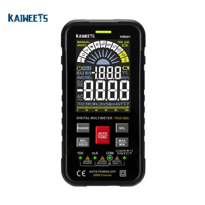 China kaiweets amazon smart multimeter, color screen multifunction brand new multimeter, KM601 601 for sale