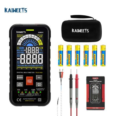 China kaiweets Smart Safe Electricity Meter Multimeter, Household Color Screen Multifunction Multimeter Km601 Wholesale for sale