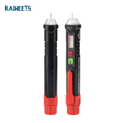 China Amazon Hot Sale Kaiweeets HT100 Smart AC Voltage Testing Detector Tools Pen Type Voltage Tester Pencil 12 -1000V Range for sale