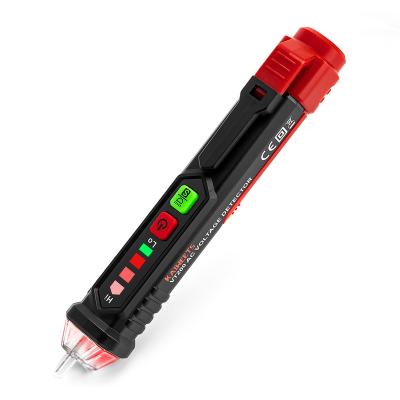 China Non-contact Measuring AC Voltage Tester LCD Screen Electric Voltage Test Pen 12-1000V Detector Tester Pencil Wide Range Measurement for sale