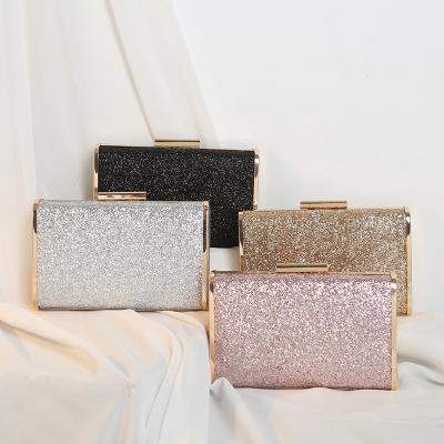 China Luxury/Fashionable Women Clutch Bag Handbag Purse Sequin Fabric Even Shiny Material For Wedding Party Prom Shoulder Bag for sale