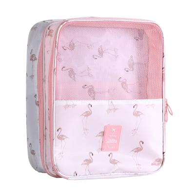 China Fashion Makeup Toiletry Bag Cosmetic Brush Bag With Zipper Canvas PVC Cosmetic Bag 2021 for sale