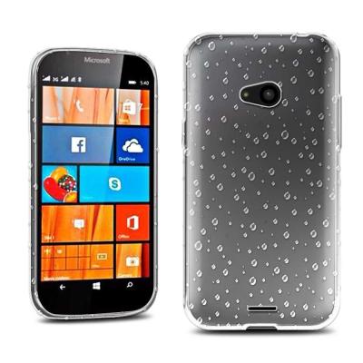 China Custom Nokia Lumia 540 5.0 inch Soft Tpu Material Phone Case Raindrop Design for sale