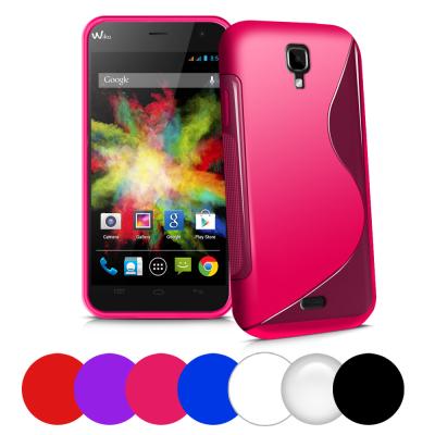 China Colorful red blue white soft silicone Cell Phone Protective Cases for wiko Bloom for sale