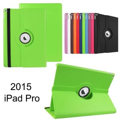 China 360 Degree rotating Leather Tablet Case / Cover , Colorful ipad pro case for sale