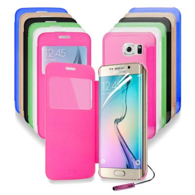 China Transparent Clear Back Cell Phone Protective Cases For Samsung Galaxy S6 Edge G9250 for sale