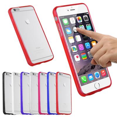 China 360 grados protegen la caja del teléfono celular de TPU con la frontera, funda protectora del iPhone 6 en venta