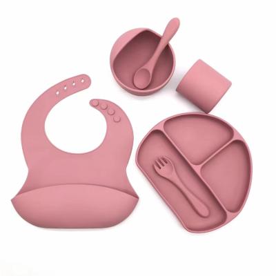 China BPA Free Waterproof Silicone Baby Bibs Bpa Free With With Food Catcher Baby Silicone Bibs for sale