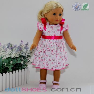 China sunny summer 18 inch american girl doll dress fit for american girl doll or customized for sale