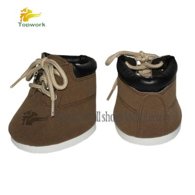 China Fashion and Fashion Cute Brown Teddy Bear Boots Teddy Bear Sneakers in Toy Shoes for sale