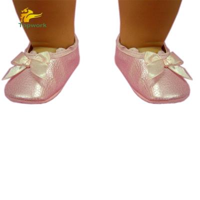 China Lovely Pink Fashion Doll Sneakers 18 Inch American Girl Doll Shoes for sale