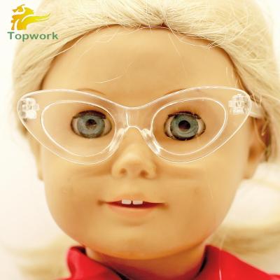 China 18 Inch Girl Doll American Glasses Battery Operated Toy for sale