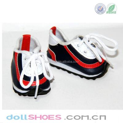 China American PU fashion sports girl doll shoes, doll sneakers for sale