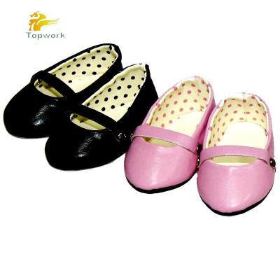 China Good quality cute and stylish mini American 18 inch girl doll shoes for sale