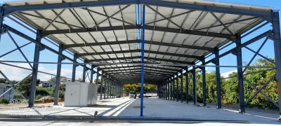 China Low Cost And Easy Installing Prefabricated Steel Structure Shed Storage Warehouse for sale