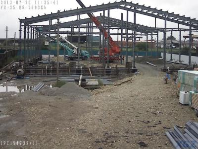 China PU Panel Steel Frame Warehouses Cold Room Pre Engineered Metal Building Custom for sale