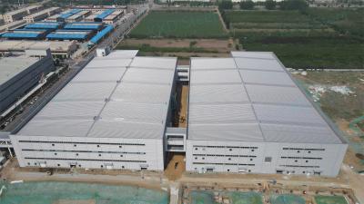 China Warmgewalst industrieel staalgebouw geprefabriceerde staalconstructie tentoonstellingszaal Te koop