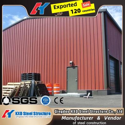 China High Strength Prefab Steel Structure Workshop Industrial Prefabricated Factory Shed for sale