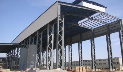 China ISO Certified Prefabricated Steel Structure Workshop Construction Building for sale