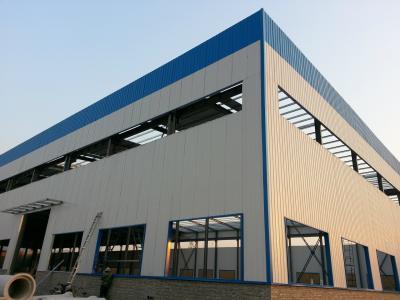 China Pre Engineering Steel Construction Building Anti Corrosive Warehouse Steel Structure for sale