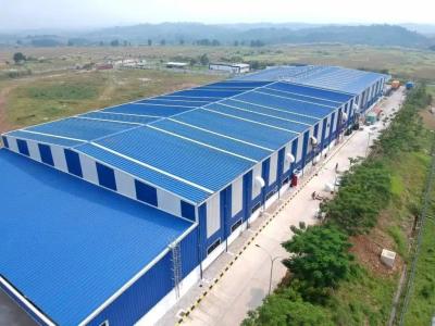 China Light Steel Structure Fabrication Prefabricated Metal Industrial Warehouse Construction for sale